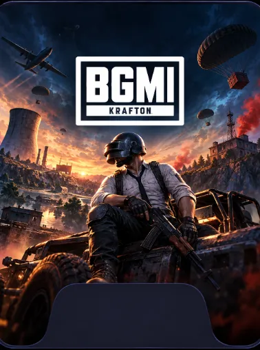 BGMI UC Voucher Gift Card - INDIA