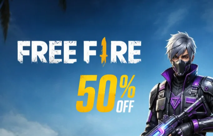 Free Fire Diamonds - Top Up 50% OFF - INDIA